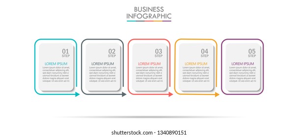 Business data visualization. timeline infographic icons designed for abstract background template milestone element modern diagram process technology digital marketing data presentation chart Vector