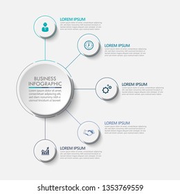 Business data visualization. timeline infographic icons designed for abstract background template milestone element modern diagram process technology digital marketing data presentation chart Vector