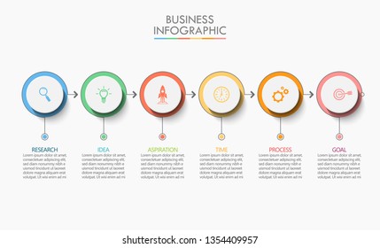 Business data visualization. timeline infographic icons designed for abstract background template milestone element modern diagram process technology digital marketing data presentation chart Vector