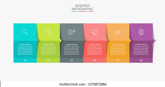 Business data visualization. timeline infographic icons designed for abstract background template milestone element modern diagram process technology digital marketing data presentation chart Vector