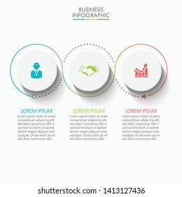 Business data visualization. timeline infographic icons designed for abstract background template with 6 options.
