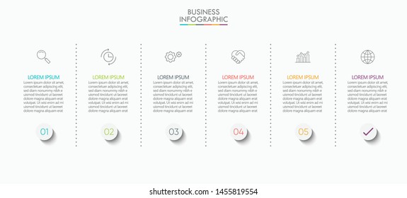 Business data visualization. timeline infographic icons designed for abstract background template.