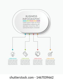 Business data visualization. timeline infographic icons designed for abstract background template