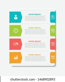 Business data visualization. timeline infographic icons designed for abstract background template