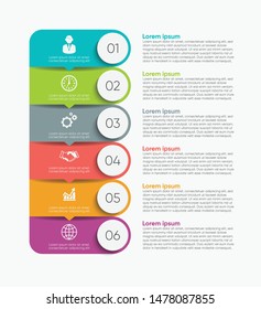 Business data visualization. timeline infographic icons designed for abstract background template.