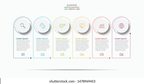 Business Data Visualization Timeline Infographic Icons Stock Vector ...