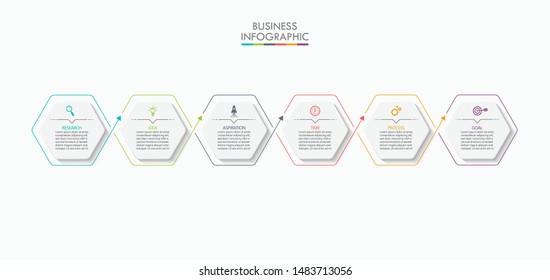 Business data visualization. timeline infographic icons designed for abstract background template 