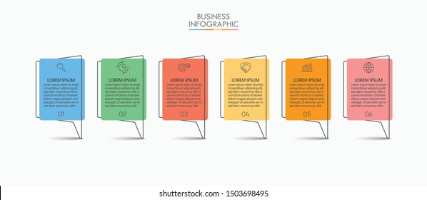 Business data visualization. timeline infographic icons designed for abstract background template