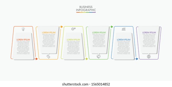 Business data visualization. timeline infographic icons designed for abstract background template