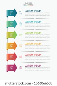 Business data visualization. timeline infographic icons designed for abstract background template