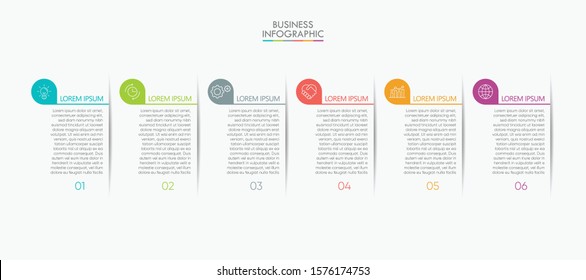 Business data visualization. timeline infographic icons designed for abstract background template