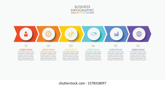 Business data visualization. timeline infographic icons designed for abstract background template
