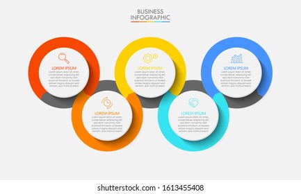 Business data visualization. timeline infographic icons designed for abstract background template