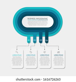 Business data visualization. timeline infographic icons designed for abstract background template