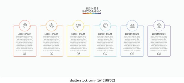 Business data visualization. timeline infographic icons designed for abstract background template