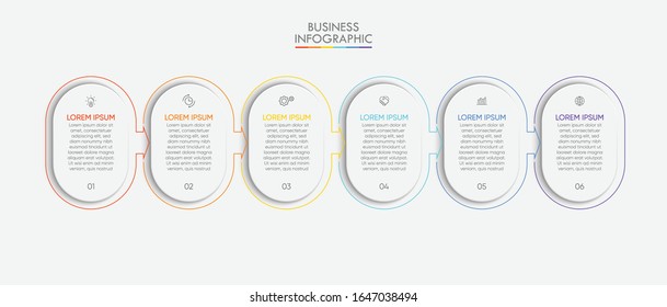 Business data visualization. timeline infographic icons designed for abstract background template