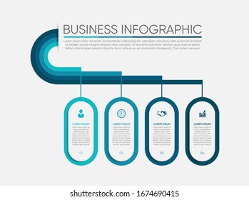 Business data visualization. timeline infographic icons designed for abstract background template