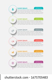 Business data visualization. timeline infographic icons designed for abstract background template