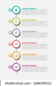 Business data visualization. timeline infographic icons designed for abstract background template 