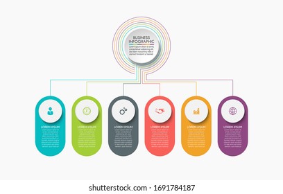 Business data visualization. timeline infographic icons designed for abstract background template