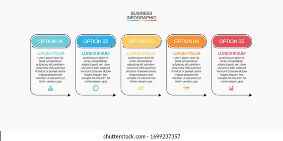 Business data visualization. timeline infographic icons designed for abstract background template