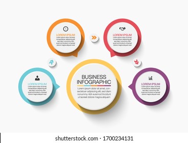 Business data visualization. timeline infographic icons designed for abstract background template