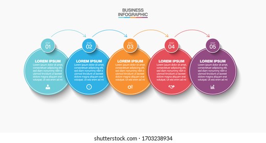 Business data visualization. timeline infographic icons designed for abstract background template