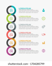 Business data visualization. timeline infographic icons designed for abstract background template