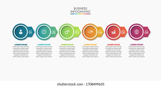 Business data visualization. timeline infographic icons designed for abstract background template