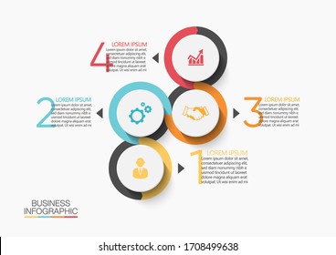 Business data visualization. timeline infographic icons designed for abstract background template