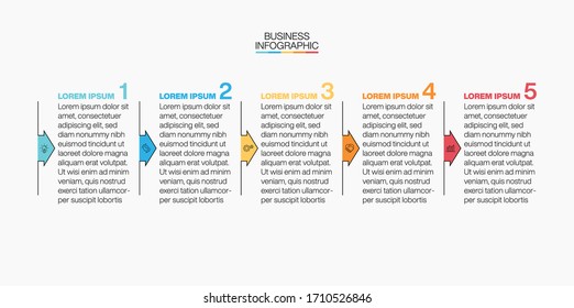 Business data visualization. timeline infographic icons designed for abstract background template.