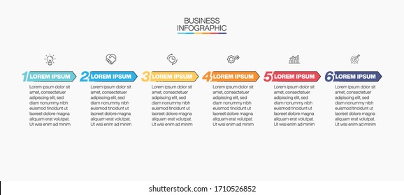 Business data visualization. timeline infographic icons designed for abstract background template.