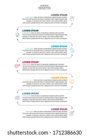 Business data visualization. timeline infographic icons designed for abstract background template 