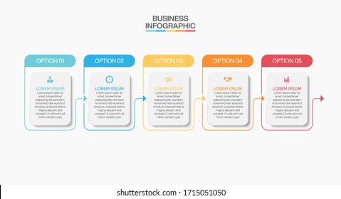 Business data visualization. timeline infographic icons designed for abstract background template