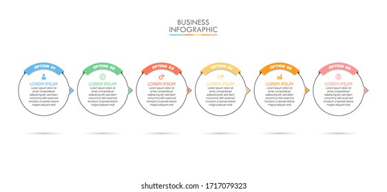 Business data visualization. timeline infographic icons designed for abstract background template