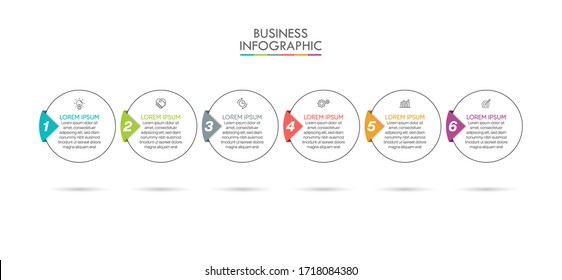 Business data visualization. timeline infographic icons designed for abstract background template