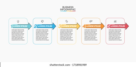 Business data visualization. timeline infographic icons designed for abstract background template