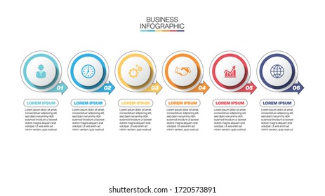 Business data visualization. timeline infographic icons designed for abstract background template