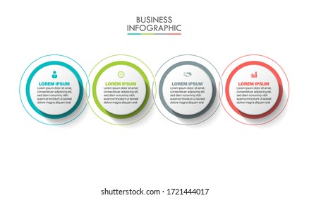 Business data visualization. timeline infographic icons designed for abstract background template