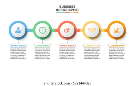 Business data visualization. timeline infographic icons designed for abstract background template
