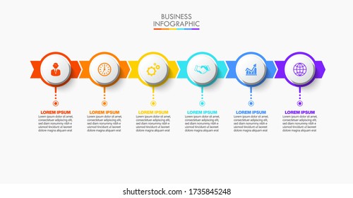 Business data visualization. timeline infographic icons designed for abstract background template