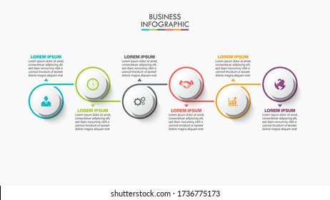 Business data visualization. timeline infographic icons designed for abstract background template