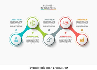 Business data visualization. timeline infographic icons designed for abstract background template