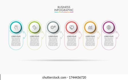 Business data visualization. timeline infographic icons designed for abstract background template