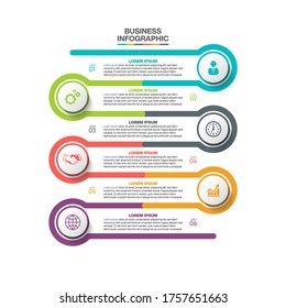 Business data visualization. timeline infographic icons designed for abstract background template