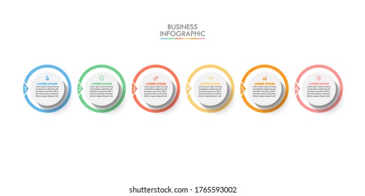 Business data visualization. timeline infographic icons designed for abstract background template