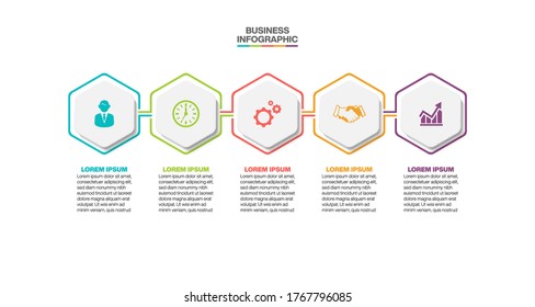 Business data visualization. timeline infographic icons designed for abstract background template
