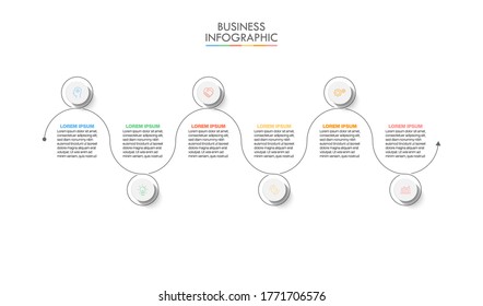 Business data visualization. timeline infographic icons designed for abstract background template
