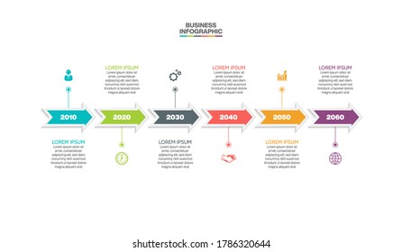 Business data visualization. timeline infographic icons designed for abstract background template