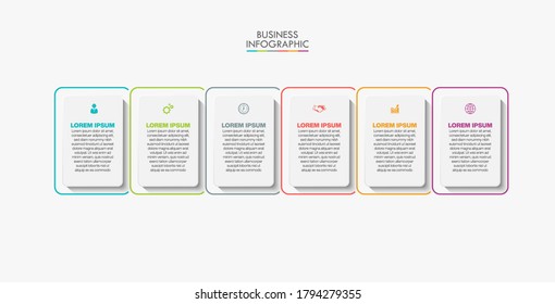 Business data visualization. timeline infographic icons designed for abstract background template
